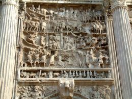 Arch of Septimius Severus (დეტალი)